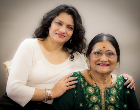 Rumu Sarkar (left) & Dr. Dipa Sarkar (right)
