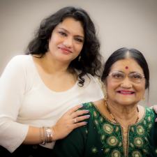 Rumu Sarkar (left) & Dr. Dipa Sarkar (right)